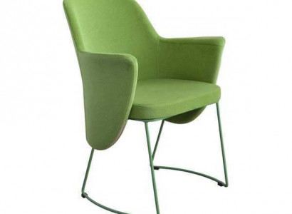 Dining chair, chair, kitchen chair, armchair, seater, fabric, modern, wood, green, new